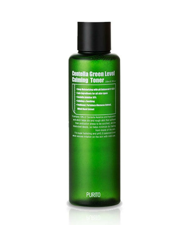 Бесспиртовой тонер с центеллой азиатской Purito Centella Green Level Calming Toner