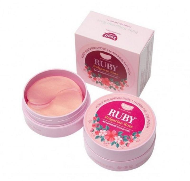 Гидрогелевые патчи Koelf Ruby Bulgarian Rose Hydro Gel Eye Patch