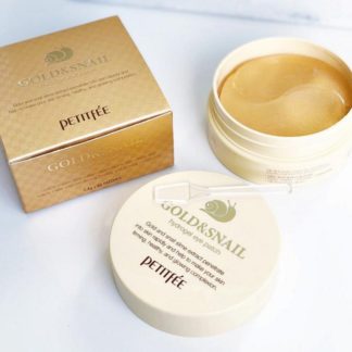 Гидрогелевые патчи для глаз с золотом и улиткой Petitfee Gold & Snail Hydrogel Eye Patch
