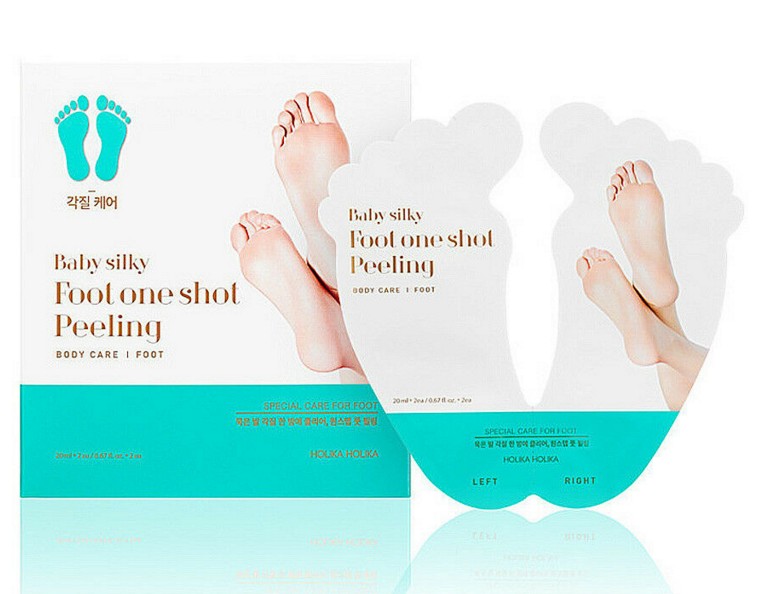 Пилинг носочки для ног Holika Holika Baby Silky Foot One Shot Peeling