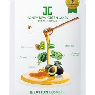 Успокаивающая целлюлозная маска с зеленым комплексом Jayjun Cosmetic Honey Dew Green Mask