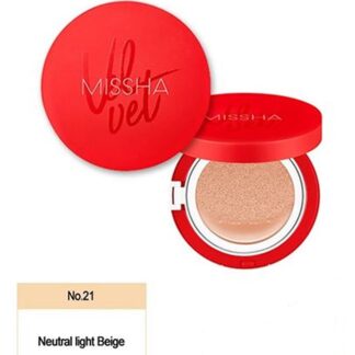Бархатный кушон Missha Velvet Finish Cushion SPF50+ PA+++ Тон № 21
