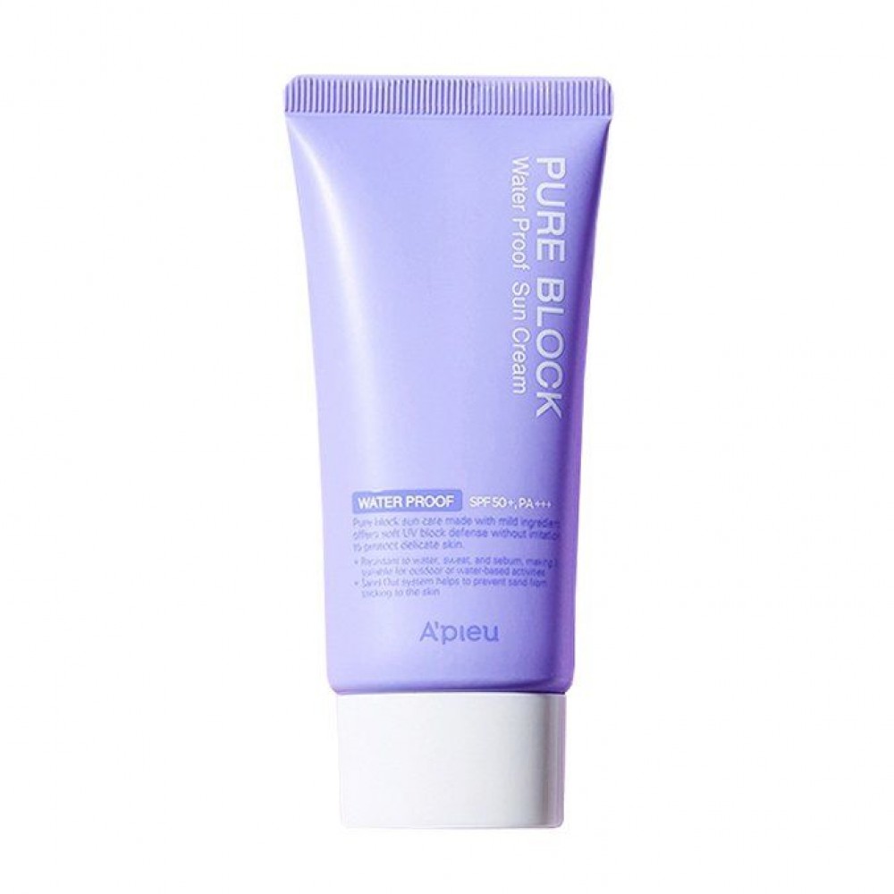 Водостойкий солнцезащитный крем для лица A´pieu Pure Block Water Proof SPF50+ PA+++