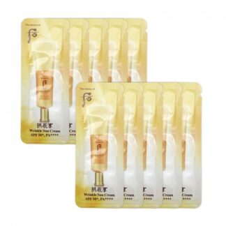 Солнцезащитный омолаживающий крем The history of whoo wrinkle sun cream SPF50+ PA+++ (пробник)
