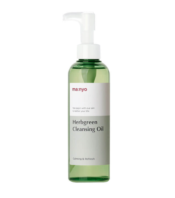Гидрофильное масло с экстрактами трав Manyo Factory Herb Green Cleansing Oil 200 ml