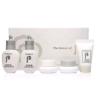 Набор миниатюр для осветления кожи The History of Whoo Gongjinhyang Seol Radiant White Special Gift Kit 5pcs